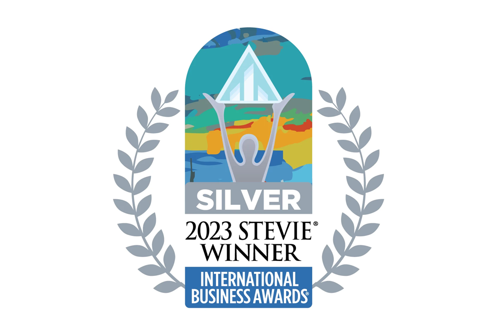 silver stevie IBA 2023 logo